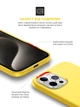 Силіконовий чохол для Apple iPhone 15 Pro Max, ICON2 Case, Жовтий, протиударний, панель, захист всього корпусу, матова поверхня Soft Touch, виступає над дисплеєм, сумісний із захисними склом і плівками, з мікрофіброю, ArmorStandart (ARM77003) - зображення 5