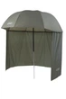 Складана коропова парасоля-тент + бічна шторка Mivardi Umbrella Green PVC M-AUSG250C - зображення 1