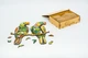 Фігурний дерев'яний пазл PuzzleOK Хвилясті папуги (PuzA4-04129) - зображення 2
