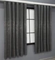 Комплект коротких штор VR-Textil Льон мармур Pavliani ХО № 1267ш 130х170 см 2 шт Сіро-коричневий (35-0108) - зображення 3