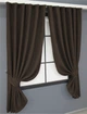 Комплект коротких штор VR-Textil Микровелюр SPARTA № 1096ш Венге 130х170 см 2 шт (35-0111) - изображение 2