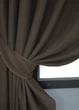 Комплект коротких штор VR-Textil Микровелюр SPARTA № 1096ш Венге 130х170 см 2 шт (35-0111) - изображение 4