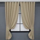 Комплект штор коротких VR-Textil Блэкаут Midnight № 1222ш 140х170 см 2 шт Кремовый (35-0144) - изображение 1