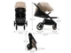 Прогулянкова коляска Mitzy Linen, Kinderkraft (beige), 00-00305270 - зображення 5