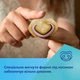 Пустышка силиконовая симметричная Canpol babies Gold 18+ месяцев 2 шт (22/666_blu) - изображение 7