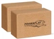 Блоки для йоги 2шт. PowerPlay PP_4006 з пробкового дерева Cork Yoga Block (пара) - изображение 1