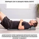 Масажний килимок із подушкою (аплікатор Кузнєцова) Сірий із чорним EasyFit 000310258 - зображення 5