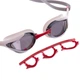Очки для плавания стартовые зеркальные Mad Swim 042728 Grey-White-Red - изображение 2