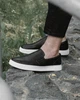 Кожаные мужские слипоны мокасины с перфорацией Legessy CROSBY BLACK AND WHITE 42 - изображение 8