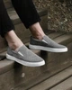 Мужские замшевые слипоны мокасины с перфорацией Legessy CROSBY GREY 44 - изображение 1