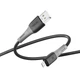 USB-кабель Ridea RC-SI35 Silicone Pro Micro-USB 3A 1м, Black - изображение 5