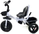 Дитячий триколісний велосипед коляска FunFit KIDS TWIST з батьківською ручкою велосипед для хлопчика, дитячий велосипед з капюшоном для дівчинки сірий - зображення 2