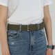 Тканевый ремень резинка MainStreet 4*105см мужской женский подростковый пояс плетеный эластичный хаки (150140 R6.1) - изображение 10