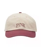 Жіноча кепка бейсболка Baseball hat з колекції VICTORIA'S SECRET PINK колір молочний бордовий розмір універсальний - изображение 3