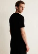Чоловіча трикотажна футболка Regular Fit H&M (57378) L Чорна - зображення 5