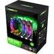 Комплект кулеров для корпуса GameMax RB 300 ARGB-подсветка 120мм 3шт Черный / Кулер для пк - изображение 10