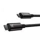 Кабель зарядки Baseus Tungsten Gold / Type-C / Type-C / 240W / 1м black (CAWJ040001) - изображение 4