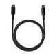 Кабель зарядки Baseus Tungsten Gold / Type-C / Lightning / 20W / 1м black (CATLWJ-01) - зображення 2