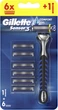 Станок для бритья мужской (Бритва) Gillette Sensor 3 с 6 сменными картриджами (7702018550807) - изображение 2