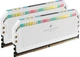 Пам'ять для настільних комп'ютерів Corsair 32 GB (2x16GB) DDR5 6200 MHz Dominator Platinum RGB White (CMT32GX5M2X6200C36W) - зображення 2