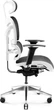 Офісне крісло для персоналу Diablo Chairs V-Commander White/Black - изображение 3