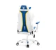 Комп'ютерне крісло для геймера Diablo Chairs X-One 2.0 Normal Size (WhitE-Blue) - изображение 4