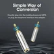 Адаптер Vention 2.5mm Male to 3.5mm Female Audio Adapter Silvery Metal Type (VAB-S02) (VAB-S02) - зображення 3
