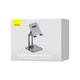 Подставка для телефона Baseus Desktop Biaxial Foldable Metal Stand gray - изображение 2