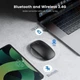 Бездротова миша з вбудованим акумулятором 2.4ГЦ 2в1 Bluetooth безшумна мишка для MacBook, планшета, ноутбука, ПК. - изображение 3