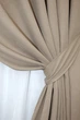 Комплект готовых штор VR-Textil Микровелюр SPARTA № 1194ш Теплый беж 150х290 см 2 шт (33-0016) - изображение 2