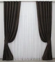 Комплект готовых штор VR-Textil Микровелюр SPARTA № 1096ш Венге 100х290 см 2 шт (31-406) - изображение 2