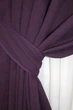 Комплект готовых штор VR-Textil Микровелюр SPARTA № 1190ш Баклажановый 150х290 см 2 шт (33-0029) - изображение 5