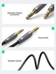 Аудіо кабель UGREEN AV150 3.5mm Metal Connector Alu Case Braided Audio Cable 2m(UGR-70899) (UGR-70899) - изображение 8