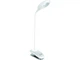LED настолка Luxel Прищепка 6W IP20 (белый)+USB,ночник (TLC-04W) - изображение 1