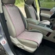 Автонакидки на сидіння з алькантари Lux ПАЙКА Квадратний ромб Ніжно-рожеві Стандарт Повний комплект - зображення 4