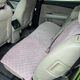 Накидки на крісла автомобіля з алькантари Lux ПАЙКА Квадратний ромб Ніжно-рожеві Преміум Повний комплект - зображення 6