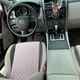 Накидка на сидіння водія автомобіля з алькантари Lux ПАЙКА Квадратний ромб Ніжно-рожева Стандарт 1 передня - зображення 3