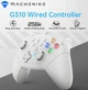 Геймпад з подвійною вібрацією MACHENIKE G310 White (G310W) - зображення 2