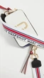Кожаная сумка Marc Jacobs The Snapshot New Coconut Multi бело-красная - изображение 6