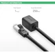 Патч-корд UGREEN NW112 RJ-45 Cat6 F/UTP Male/Female 1000Mbps 0.5m Black (11278) - изображение 3