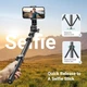 Штатив UGREEN LP680 Selfie Stick Tripod with Bluetooth Remote Black (15609) - зображення 5