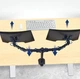 Настільне кріплення для двох моніторів UKC Desk Mount VESA 15"-30" кронштейн на два монітори Чорний - зображення 4