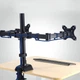 Настільне кріплення для двох моніторів UKC Desk Mount VESA 15"-30" кронштейн на два монітори Чорний - зображення 8