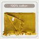 Полотенце вафельное Lovely Svi для ванной 90х180 см XXL Желтый (6903222402437) - изображение 3
