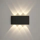 Фасадный настенный светильник LUMINARIA LINZA SIX 6W R170 3000K BLACK 220V IP54 (уличный) - изображение 5