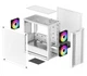 Корпус Deepcool cc360 argb, White, без бп, Mini Tower, Micro atx/Mini itx, макс. cpu - 165 мм / gpu - 320 мм, 1xUSB 3.0 / 1xUSB 2.0, 3x120 мм argb, бічна панель із загартованого скла (r-cc360-whapm3-g-1) - зображення 9
