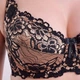 Бюстгальтер Diorella 63329 DD чёрно-золотой 85DD - изображение 2