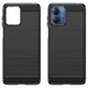 Чохол Lenuo Carbon Fiber для Motorola Moto G14 Black - зображення 2