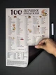 Магніт 100 перших продуктів планер прикорму схема годування блв пюре алергени перші продукти малюка на прикорм з 6 місяців дизайн бджілка 30 х 40 см + маркер - зображення 3