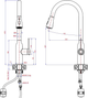 Bateria kuchenna Quadron Jessica Czarna (3573591_BLMPVDG1) - obraz 2